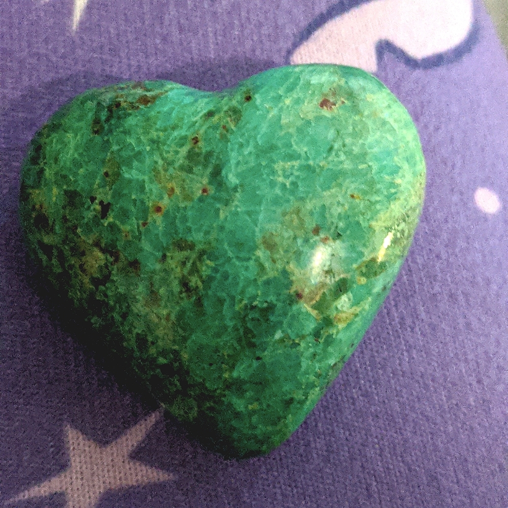 Turquoise Heart from Tuscon Gemshow